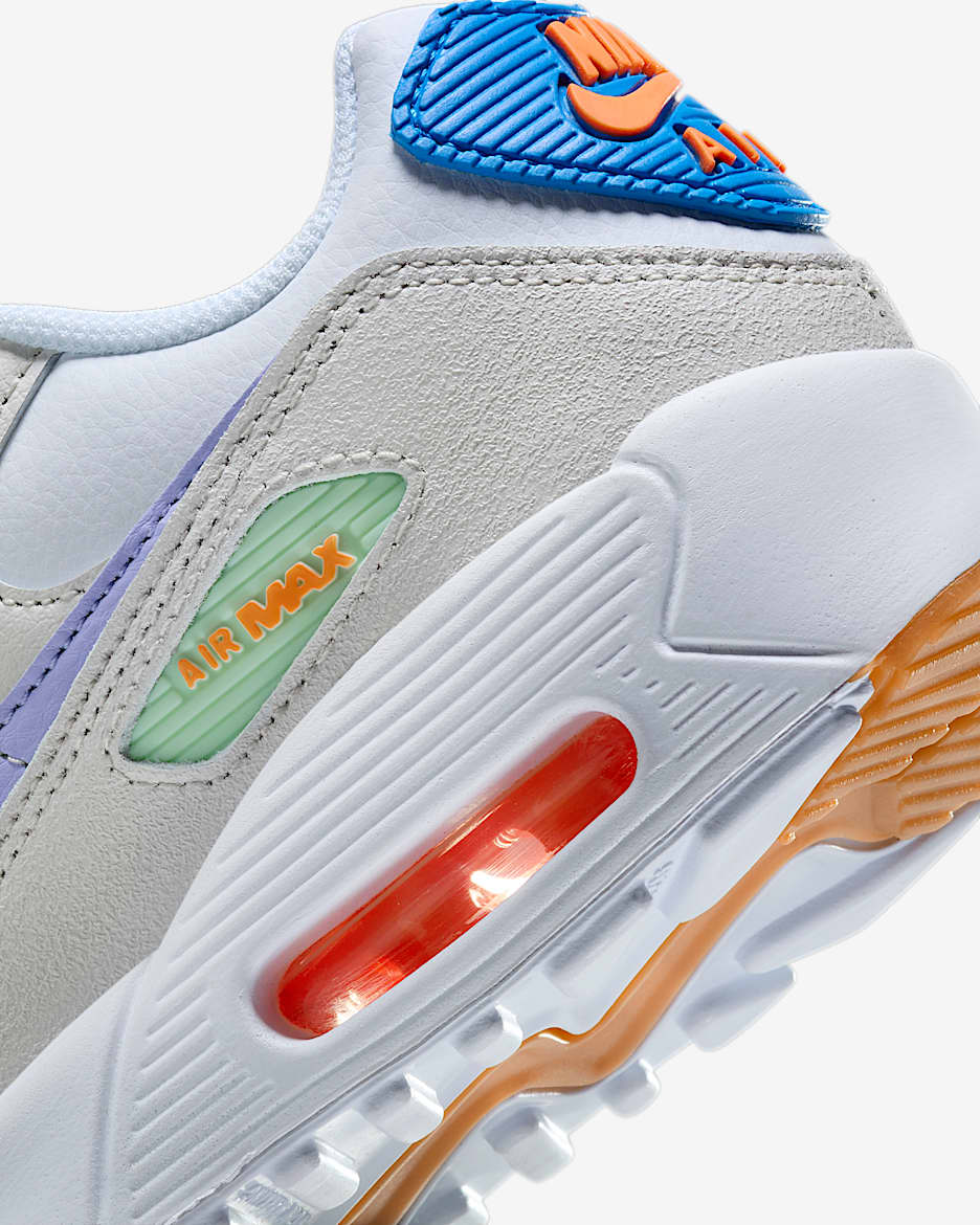 Air max 90 blue red clearance